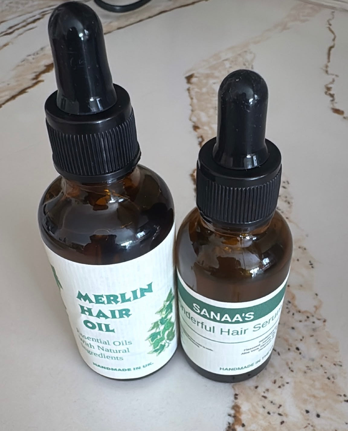 Combo - Merlin Hair oil - 50 ml & Wonderful Hair Serum - 30ml